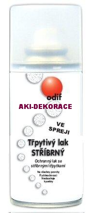 TŘPYTIVÝ LAK ve spreji STŘÍBRNÝ 125ml