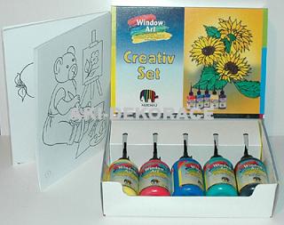 Barva na sklo Window Art Creativ set 5x80ml