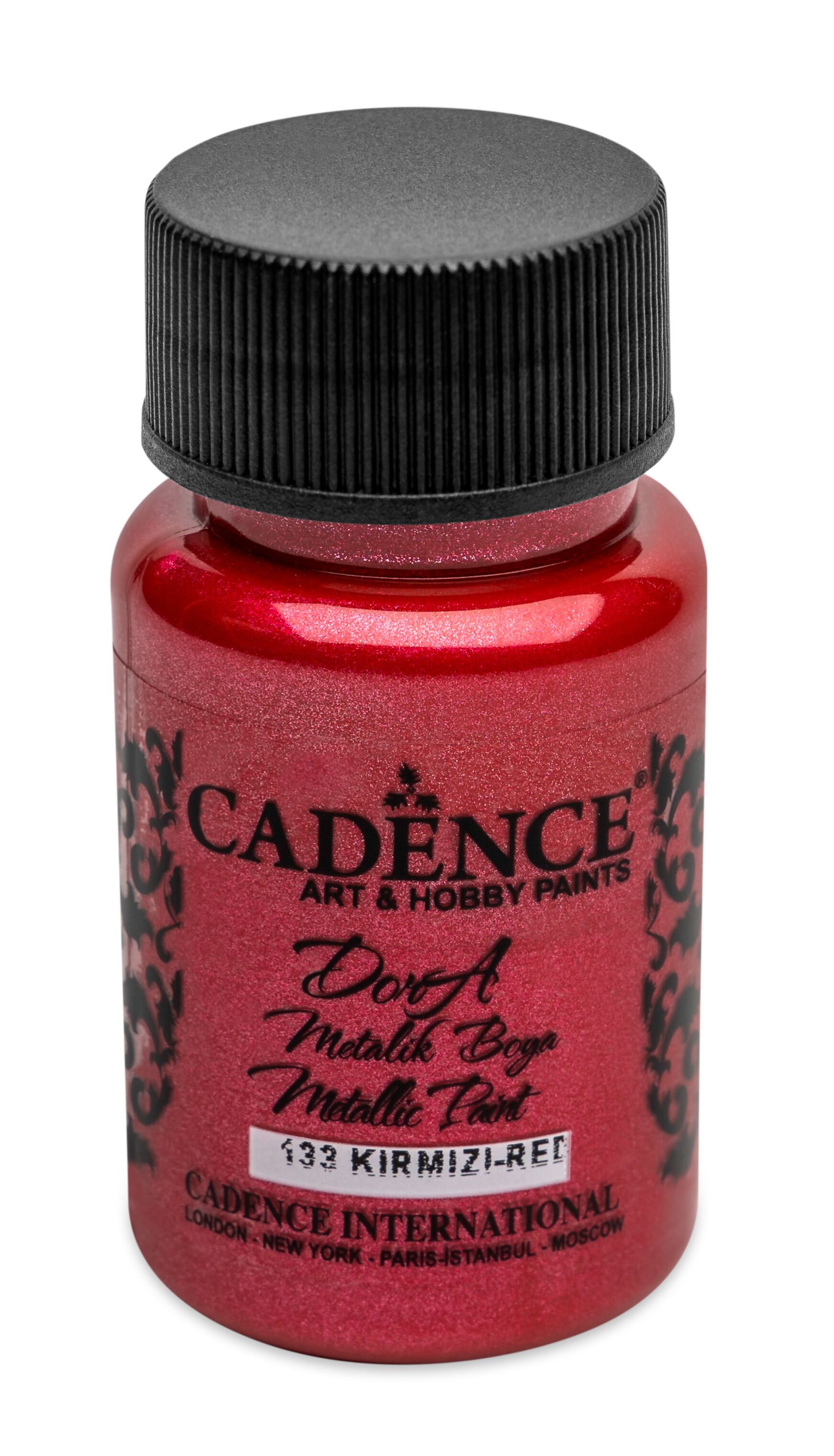 Akrylové barvy Cadence DORA, 50 ml - červená