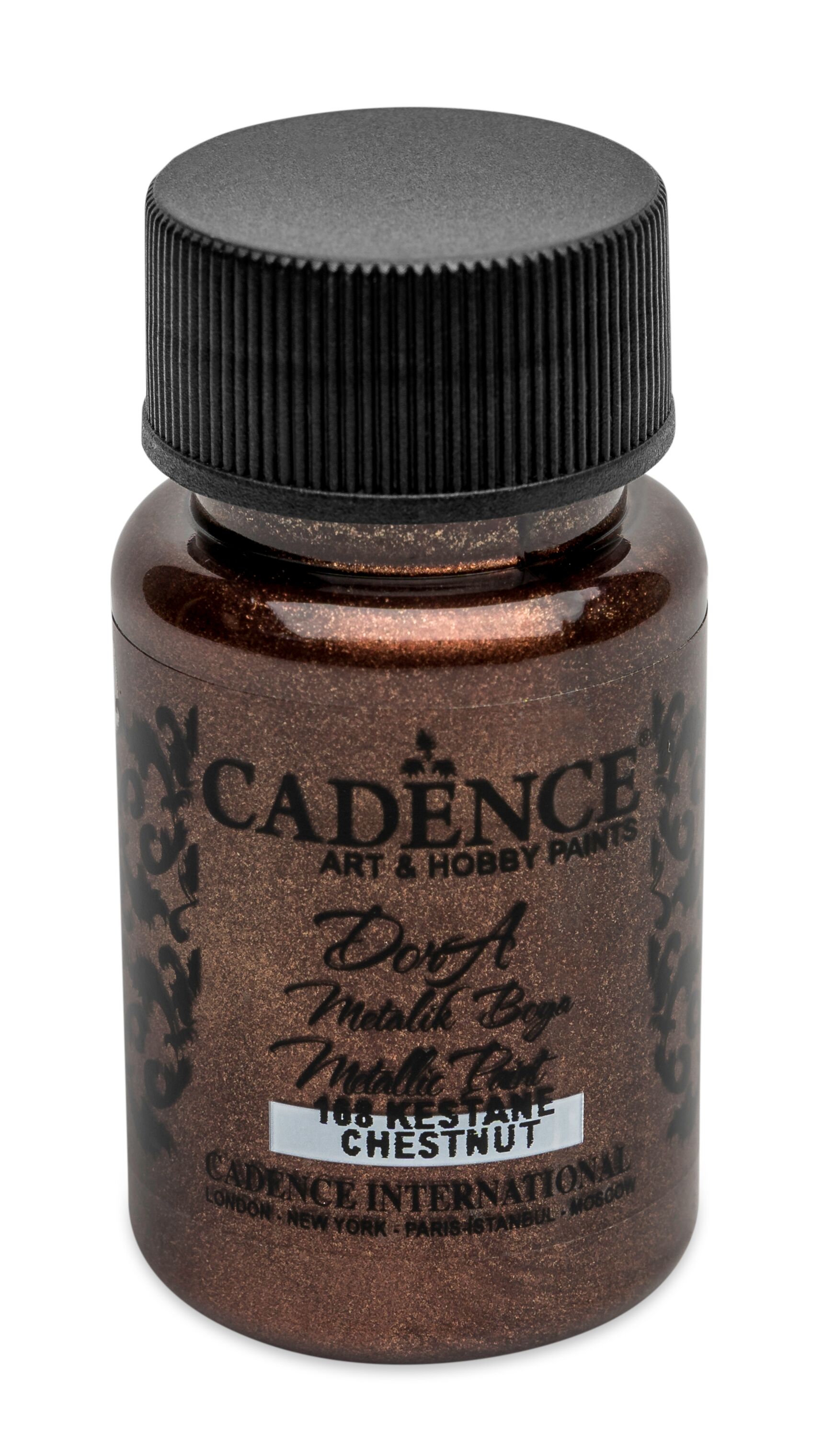 Barva akrylová Cadence Dora Metallic -hnědá