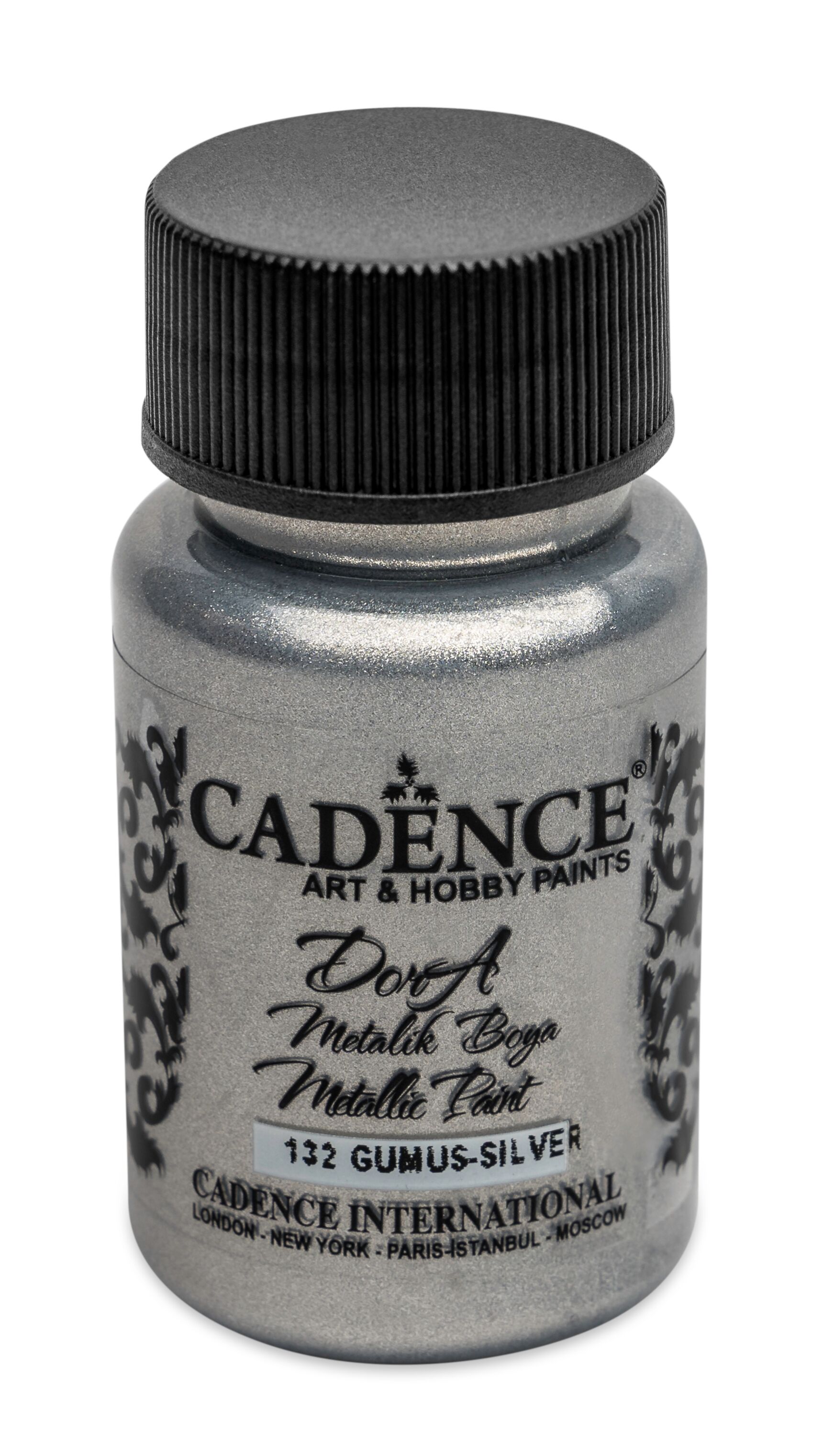 Barva akrylová Cadence Dora Metallic -stříbrná