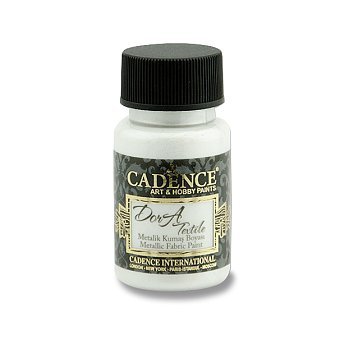 Barva na textil Cadence DORA, 50 ml - perleťová (pearl)