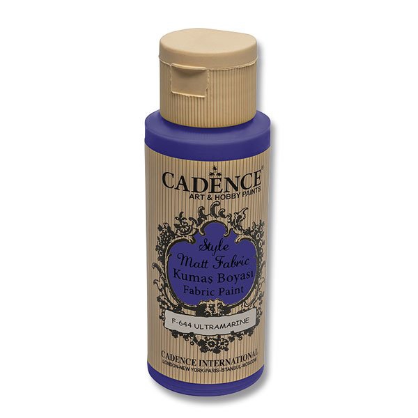 Barvy na textil Cadence Style Matt Fabric - 59 ml - TM.MODRÁ