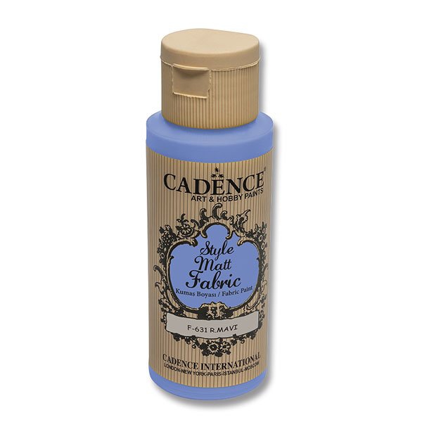 Barvy na textil Cadence Style Matt Fabric - 59 ml - MODRÁ