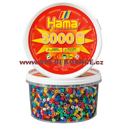 Korálky v tubě - MIX 3.000 ks
