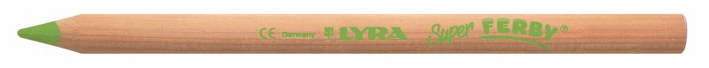 Pastelka Lyra Super Ferby Nature JUMBO, trojhranná - sv. zelená