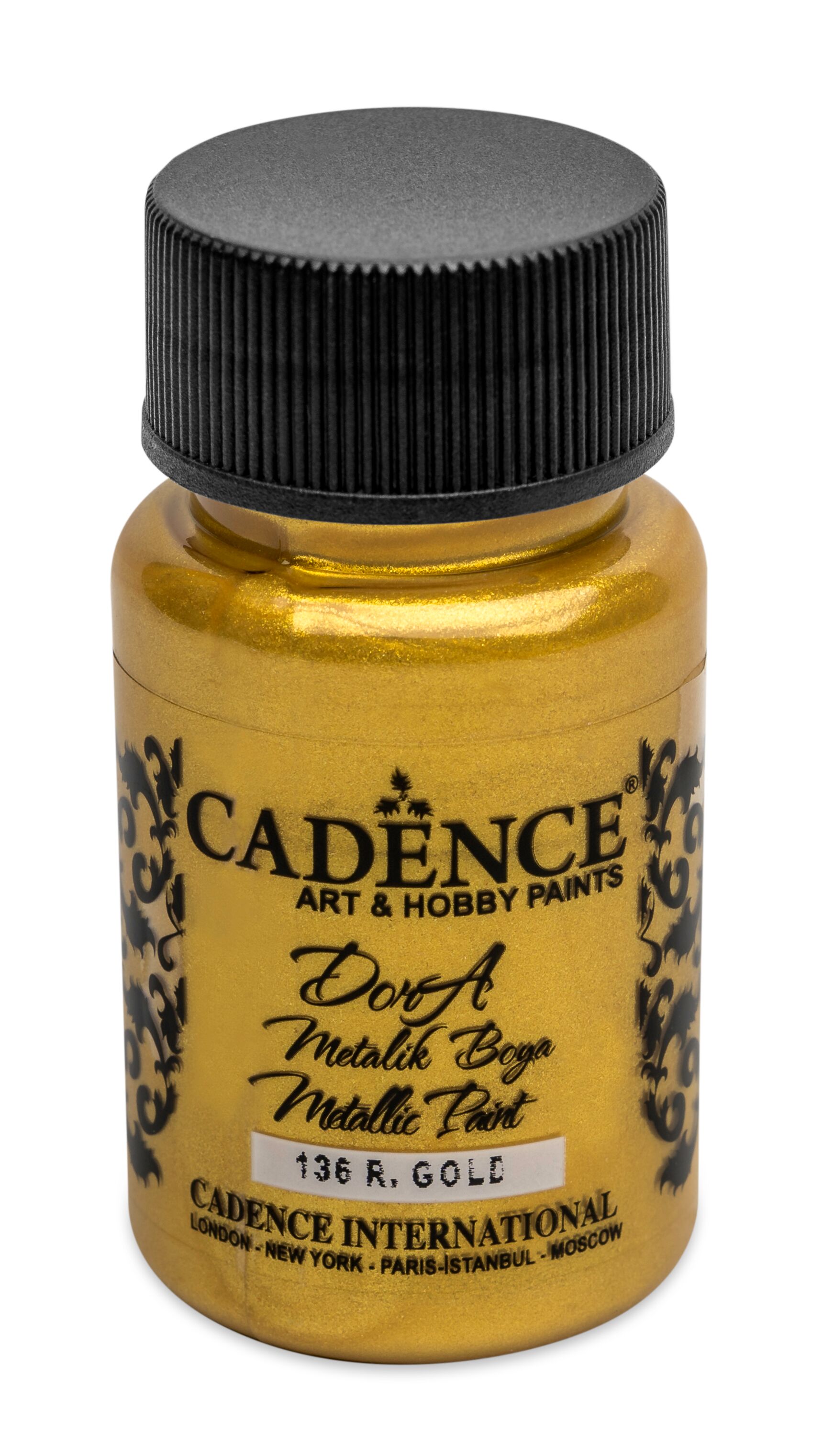 Akrylové barvy Cadence DORA, 50 ml - sytá zlatá