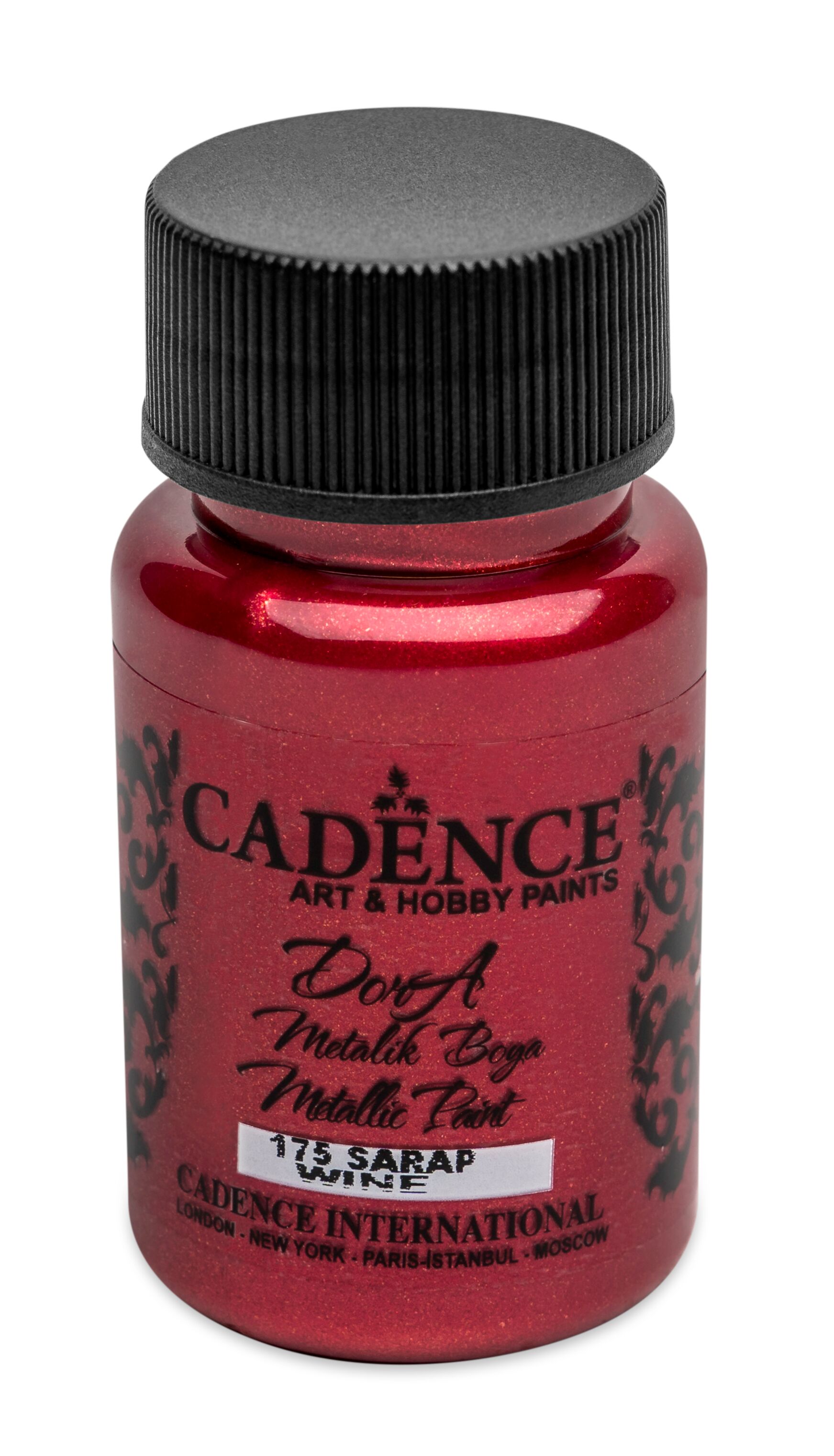 Akrylové barvy Cadence DORA, 50 ml - vínová