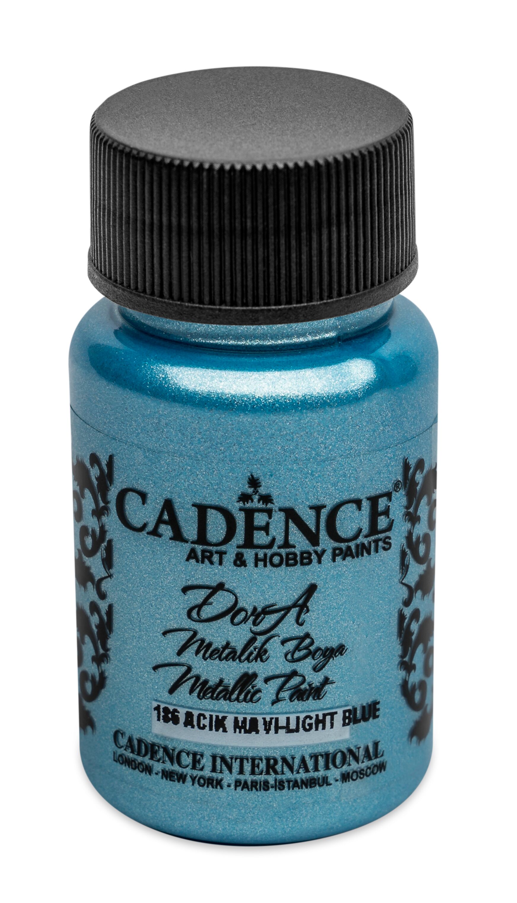 Barva akrylová Cadence Dora Metallic -sv. modrá