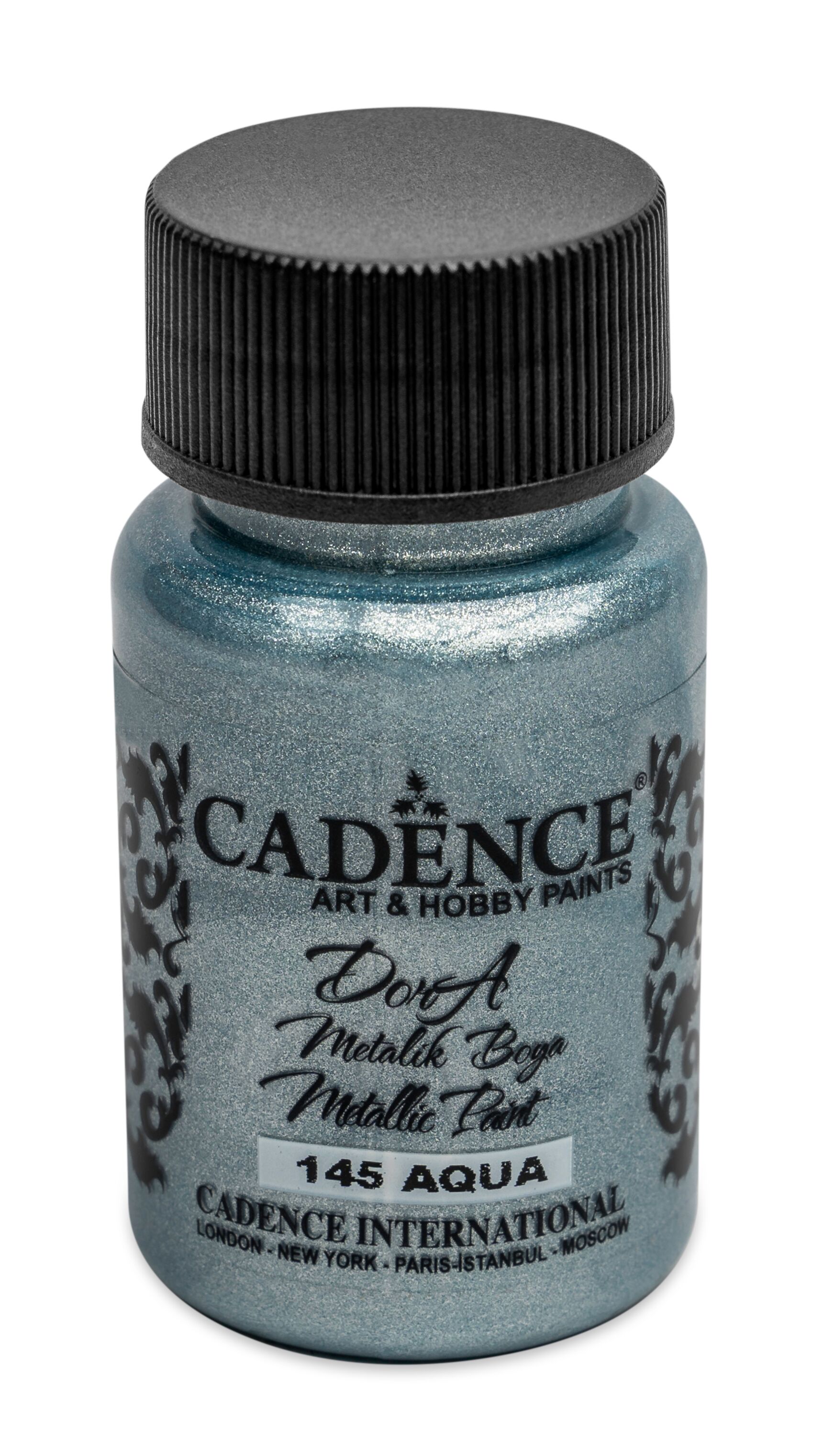 Barva akrylová Cadence Dora Metallic -tmavě stříbrná