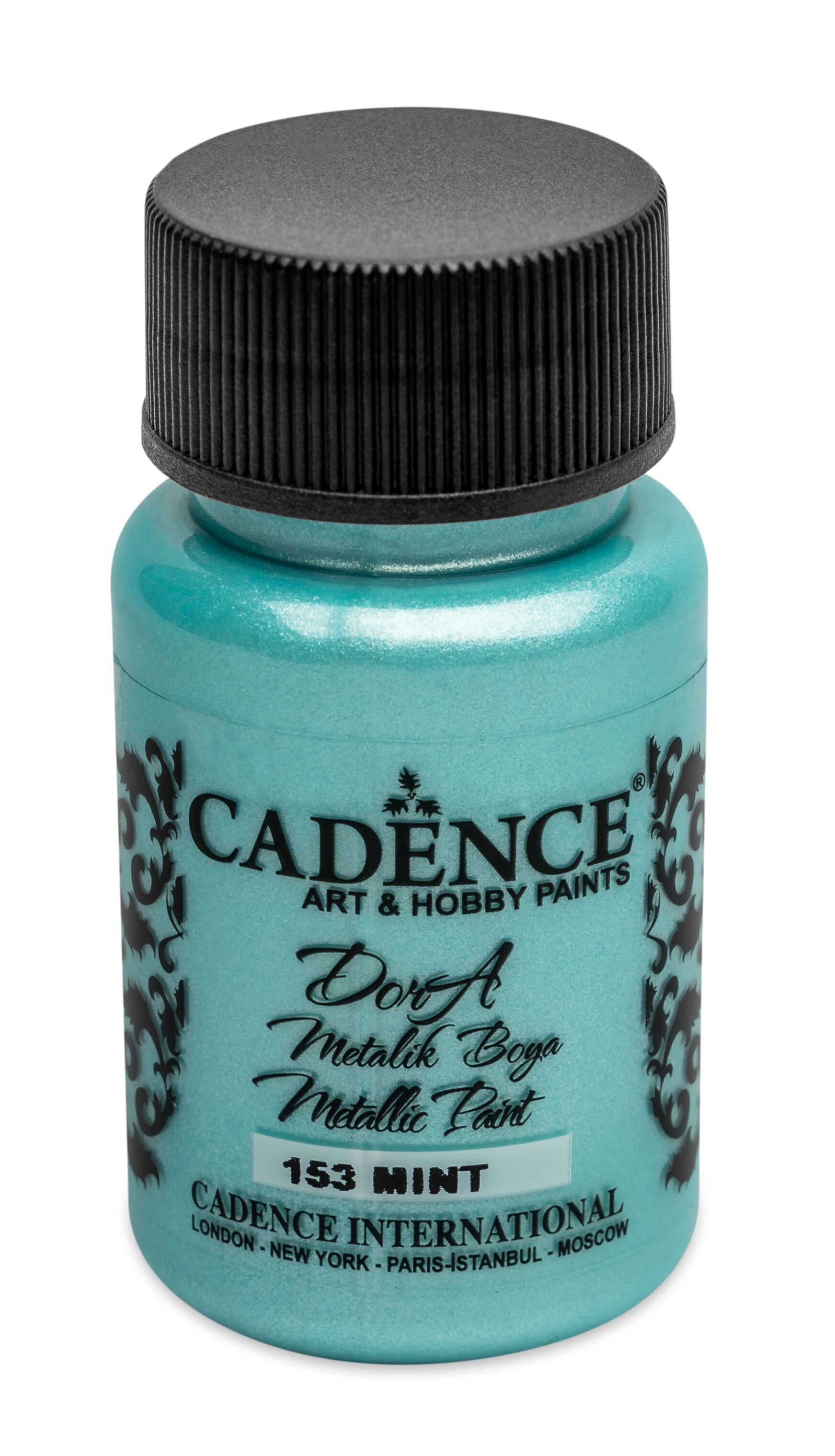 Barva akrylová Cadence Dora Metallic -sv.tyrkysová