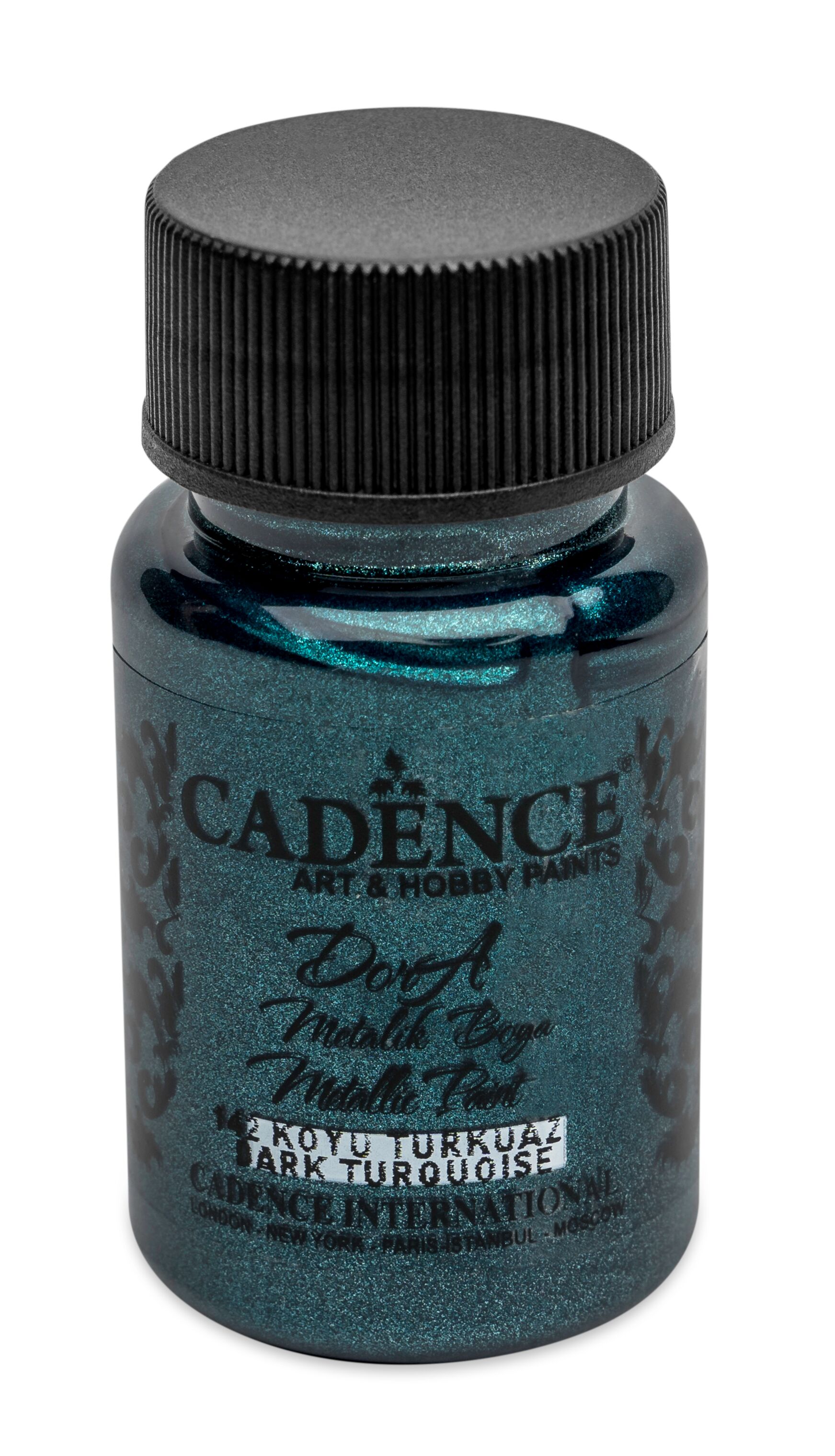 Barva akrylová Cadence Dora Metallic -tmavě tyrkysová