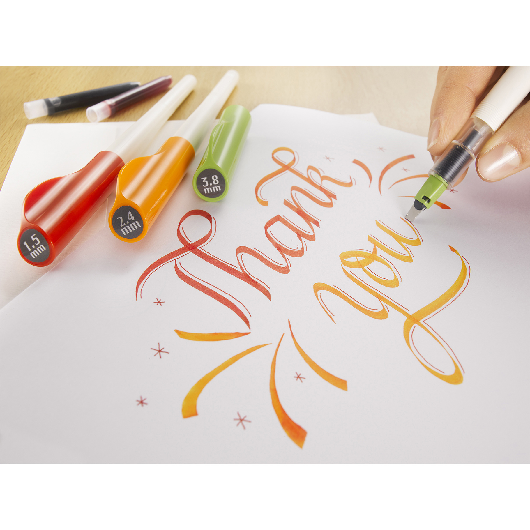 Pilot, Kaligrafické pero Parallel Pen, 3.8, stříbrná