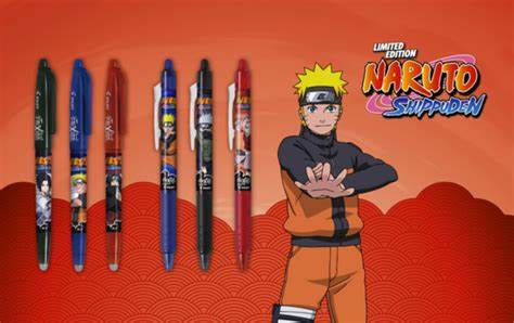 Přepisovatelný roller Pilot Frixion Ball 07 NARUTO - černá - Sasuke