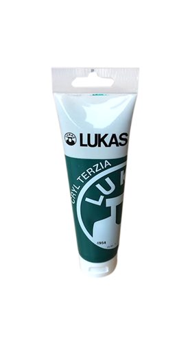 Akrylová barva LUKAS "Cryl Terzia" 125 ml - Viridian terzia. 4954