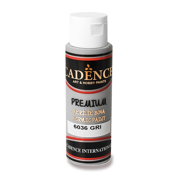 Akrylové barvy Cadence Premium - 70 ml,ŠEDÁ