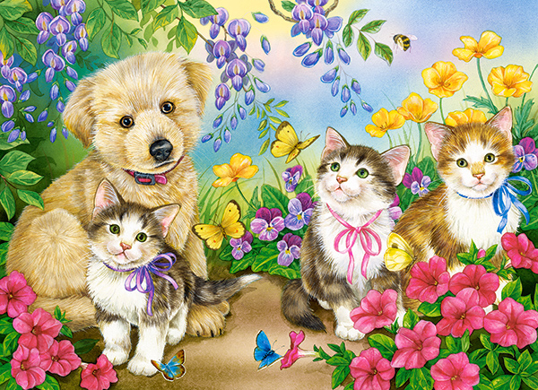 Puzzle Castorland 70 dílků premium - Nejlepší přátelé