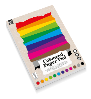 Barevný papír A4, 220 g/m2 - 24 listů