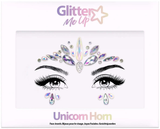 Samolepicí kamínky na obličej - Unicorn Horn