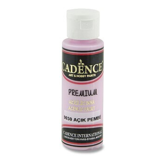 Akrylové barvy Cadence Premium - 70 ml, JEMNĚ RŮŽOVÁ