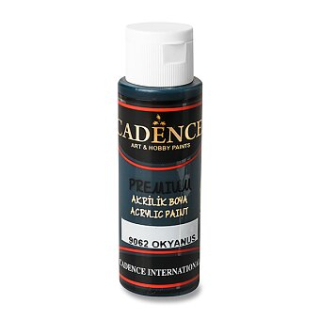 Akrylové barvy Cadence Premium - 70 ml, MOŘSKÁ MODŘ