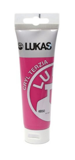 Akrylová barva LUKAS "Cryl Terzia" 125 ml - Primární červená.4850