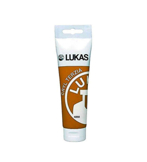 Akrylová barva LUKAS "Cryl Terzia" 125 ml - Sienna přírodní. 4892