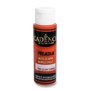 Akrylové barvy Cadence Premium - 70 ml,ČERVENÁ