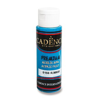 Akrylové barvy Cadence Premium - 70 ml, KRÁLOVSKÁ MODRÁ