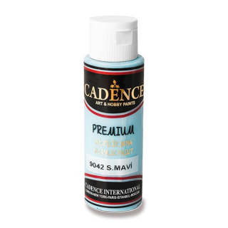 Akrylové barvy Cadence Premium - 70 ml,SV.MODRÁ