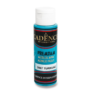 Akrylové barvy Cadence Premium - 70 ml,TYRKYSOVÁ