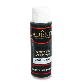 Akrylové barvy Cadence Premium - 70 ml,ČERNÁ