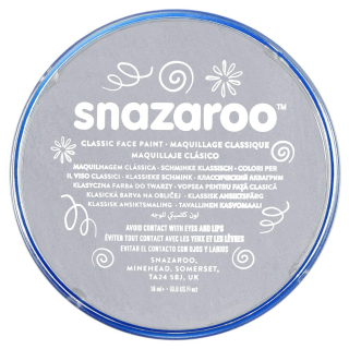 Snazaroo barva na obličej 18ml - šedá - "Light Grey"
