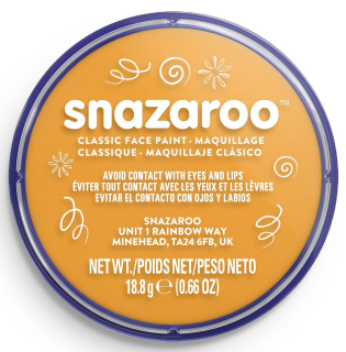 Snazaroo barva na obličej 18ml - oranžová-odstín "Ochre Yellow"