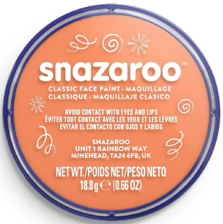 Snazaroo barva na obličej 18ml - meruňková - "Apricot"