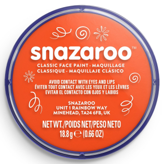 Snazaroo barva na obličej 18ml - oranžová - Dark Orange