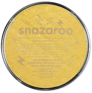 Snazaroo barva na obličej metalická18ml- zlatá