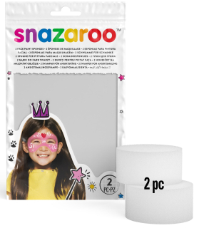 Snazaroo houbička bílá 2ks na obličejové barvy
