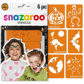 Snazaroo šablony na obličejové barvy 6ks - Halloween