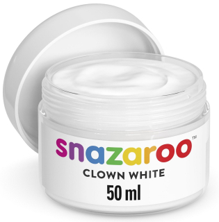 Snazaroo barva na obličej klaunská bílá 50ml