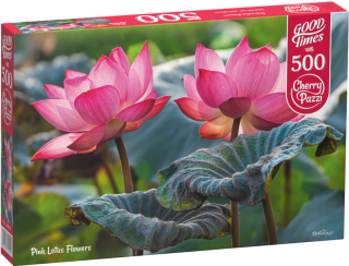 Puzzle 500d. Cherry Pazzi Růžový květ lotusu
