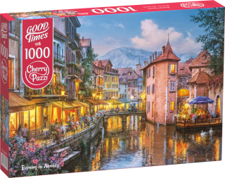 Puzzle Cherry Pazzi 1000d. Večer v Annecy