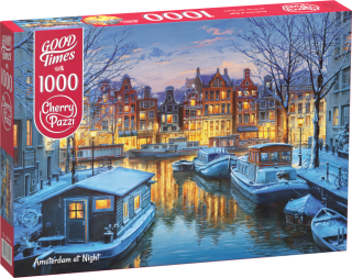 Puzzle Cherry Pazzi 1000d. Amsterdam v noci