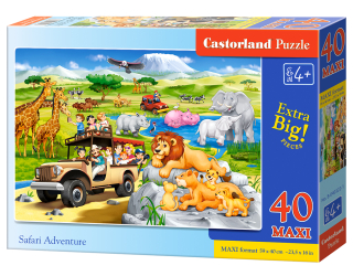 Puzzle Castorland MAXI 40 dílků - Safari
